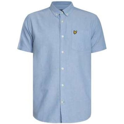 Overhemd Korte Mouw Lyle &amp; Scott Oxford-shirt met korte mouwen