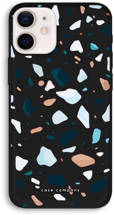 Case Company® - Hoesje geschikt voor iPhone 12 Pro hoesje - Terrazzo N°13 - Biologisch Afbreekbaar Telefoonhoesje - Bescherming alle Kanten en Schermrand