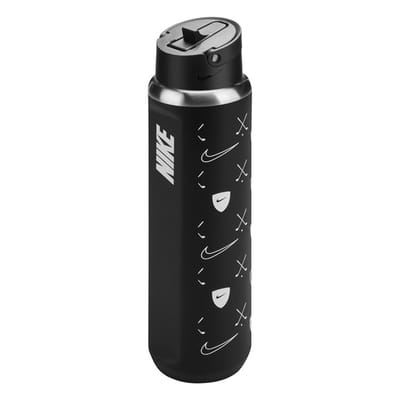 Nike SS Recharge Logo 710ml Fles (Zwart)