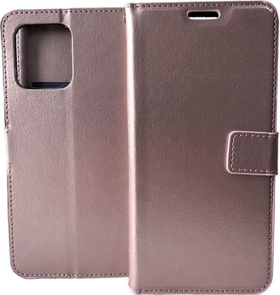 Portemonnee Book Case Hoesje Geschikt voor: Motorola Moto Edge 40 Pro - Rosegoud