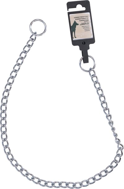 Slipketting XXL - Trekgedrag bij Honden - Gedragstraining - Anti trek hond - Verchroomde Sliphalsband - 3.5 mm x 70 cm