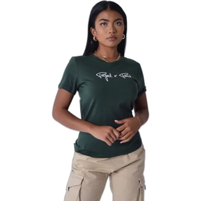Dames t-shirt met geborduurd logo Project X Paris Basic