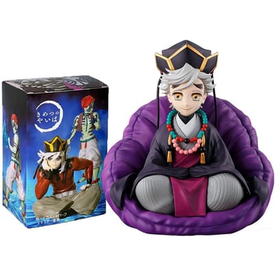 Anime Demon Slayer Douma Premium Chokonose Noodle Stopper Anime Model Actiefiguren Set PVC Figuur Speelgoed Verjaardagscadeaus