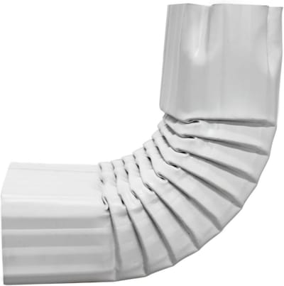 Regengoot bend 90° verlengstuk voor regenafvoeren 3x4" A-stijl