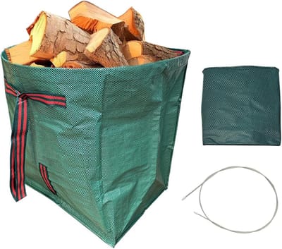 Tuinafvalzak - Afvalemmer Opvouwbaar - Buitenklussen Organiseren - Versterkte Handgreep - 22 x 30 cm - Groen