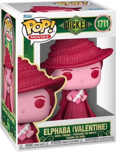 Wicked Elphaba (Valentine) vinylfiguur 1711 Funko Pop! meerkleurig PVC - Fan merch, Film