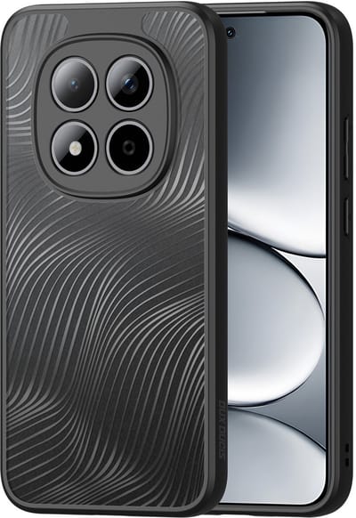 Dux Ducis Hoesje - Geschikt voor Xiaomi Redmi Note 15 Pro 5G Hoesje - Dux Ducis Aimo Series - Transparant TPU Back Cover - Zwart