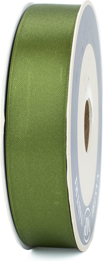 Satijn lint - groen cadeaulint van satijn - 25 mm - Rol van 50 meter