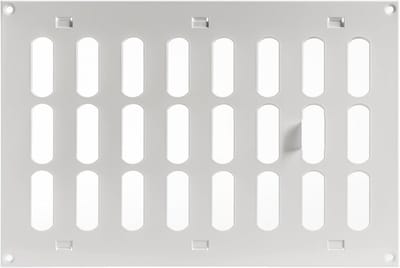 Witte Verstelbare Ventilatieafdekking 12x8 inch voor Binnen en Buiten Gebruik