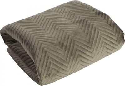Oneiro’s luxe SOFIA Beddensprei Bruin - 230x260 cm – bedsprei 2 persoons - bruin – beddengoed – slaapkamer – spreien – dekens – wonen – slapen