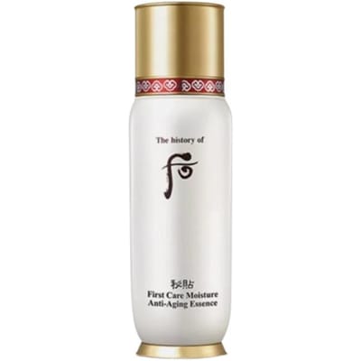 The History of Whoo Bichup First Care Moisture Anti-Aging Essence 90ml | Koreaanse Kruiden Hydraterende Essence | Pre-Essence voor Versteviging en Uitstraling 90ml