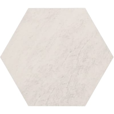Staptegel Hexagon Quarzite Bianca o60x52x2cm