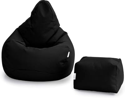 Ergonomische Zitzak Gamer Stoel met Voetenbank | Waterdichte Zitzak voor Binnen en Buiten | Comfortabel en Stijlvol