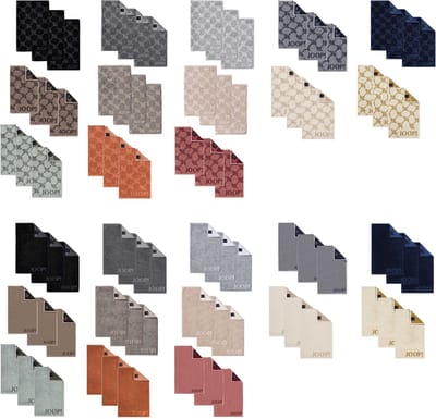 JOOP! Gastendoekje Classic Frottier Een maat, 30x50 Set van 3