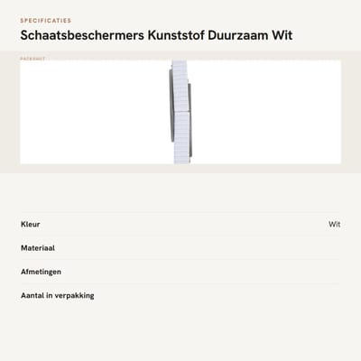 Dailygoods- Schaatsbeschermers Duurzaam Kunststof - Schaatsbeschermers Noren - Schaatsbeschermers Kunstschaatsen - Schaatsbeschermers IJshockey - Verstelbare Veer - 1 Paar - Skatebeschermers
