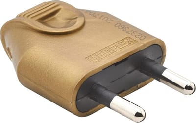 Mannelijke Elektrische Stekker 220V met Bescherming en Rechte Uitgang