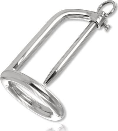METAL HARD PENIS PLUG CHASTITY