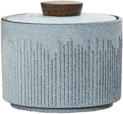 Botervloot Met Deksel - Botercontainer Keuken - Vers Houden Boter - Vaatwasmachinebestendig - 8x7 cm - Grijs