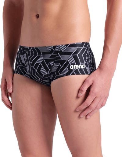 Arena Zwemslip Escape Low Waist Team Zwart