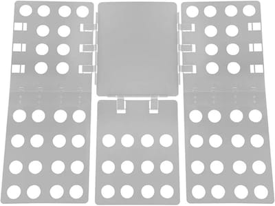 Vouwplank Kleding - Wasopberghulp Kledingorganizer - Efficiënt Kleding Vouwen - Verstelbaar Ontwerp - Einheitsgröße - Grijs