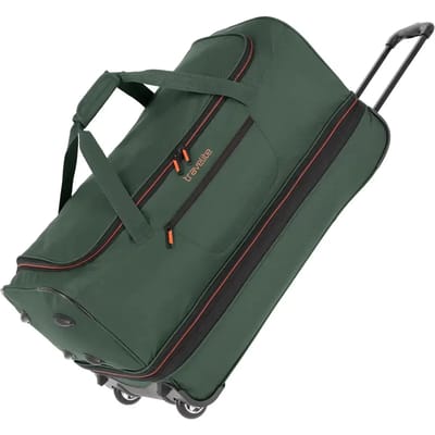 Travelite Basics Wheeled Duffle 70 Expandable 98 liter (grote reistas met wielen) 86 - Donkergroen