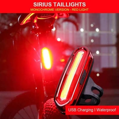 Feu arrière de vélo LED rouge, Rechargeable par USB, lumineux, s'adapte à n'importe quel vélo/casque, facile à installer pour la sécurité du cyclisme rouge