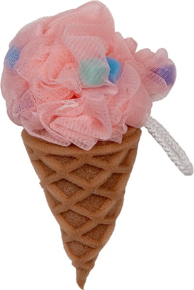Clayre & Eef Badspons Ø 10x20 cm Roze Polyester