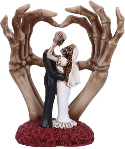 Nemesis Now - Skelet Bruid en Bruidegom beeldje - From This Day Forward - Skelet Bruid en Bruidegom 20cm