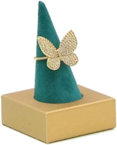 Sieradenrek - Sieradenhouder Display - Sieraden Organiseren - Zacht Flanellen Materiaal - 1 stuk - Groen