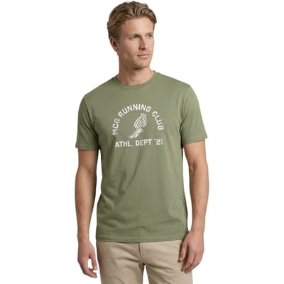 McGregor Graphic T-shirt 2 Light Olive Size: S | Printed T-Shirts Outlet | Heren | Groen