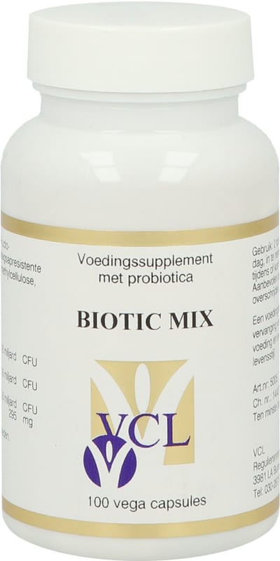 VCL Biotic Mix - 100 capsules - biotica supplementenpreparaat