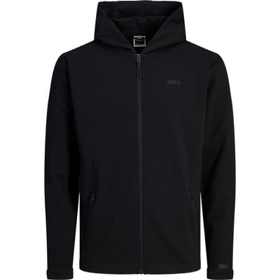 Jack & Jones - Heren Vest Cloud Zip Sweat Hood - Zwart - Maat L