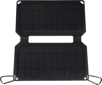 Denver Solar Panel - Opvouwbaar Zonnepaneel - 10W - Slim Design - SOP10100 - Zwart
