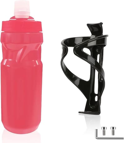 Fietswaterfles met Houder 600 ml - Ideaal voor Racefietsen, E-Bikes, Mountainbikes en Trekkingfietsen