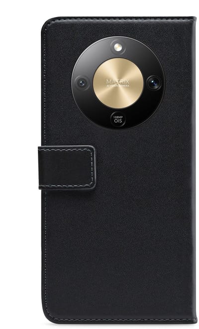 Mobilize Telefoonhoesje geschikt voor HONOR Magic 8 Lite Hoesje | Mobilize Classic Gelly Wallet Bookcase Portemonnee | Pasjeshouder voor 2 Pasjes | Telefoonhoesje voor Pinpas / OV Kaart / Rijbewijs - Zwart