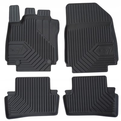 Frogum No.77 Renault Clio IV 2012-2020 - Rubberen Automatten - 4-delige Set - TPE - 4 cm Opstaande Rand - Geurloos