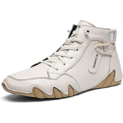 Herfst en Winter Nieuwe Casual Schoenen Leren Schoenen Hoge Leren Laarzen Suède Schoenen Katoenen Schoenen Echt Leer Herenschoenen 46