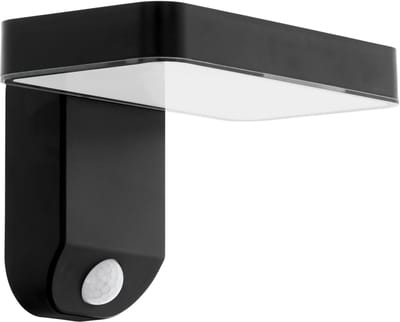 EGLO Pastion Solar Wandlamp Buiten - Sensor - SOLAR - 18 cm - Zwart