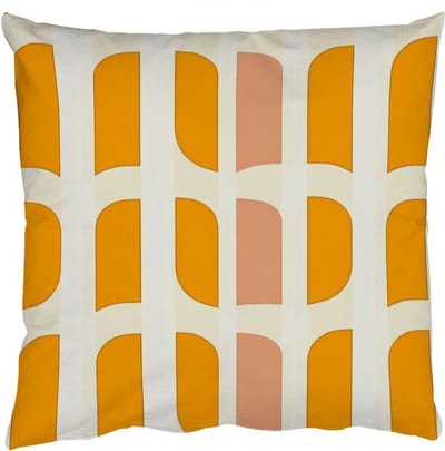 Sierkussens - Kussentjes Woonkamer - 50x50 cm - Geometrisch - Patroon - Geel - Roze