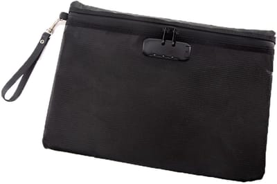 Dailygoods- Brandwerende Tas Grote Capaciteit - Waterdichte Documententas - Drie Lagen Bescherming - Hittebestendig - 36 x 25 cm - Voor Belangrijke Documenten