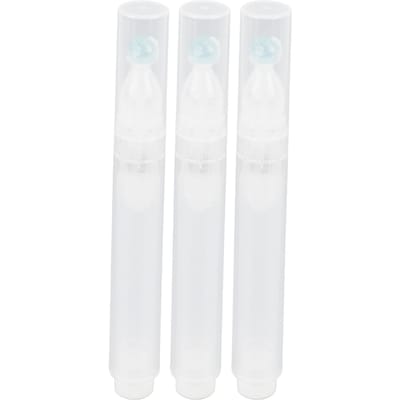 3 stuks 7 ml Lege Oogcrème Rollerflesje Oogserum Etherische Olie Container met Rollerbal en Dop white