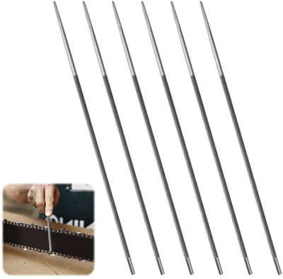 Kettingzaag Vijlen Set - 4mm - 3/8 - Grasmaaiers - Koolstofstaal - Ronde Vijl - Handmatig Slijpen Zaagkettingen