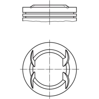 Zuiger MAHLE 011 PI 00116 000