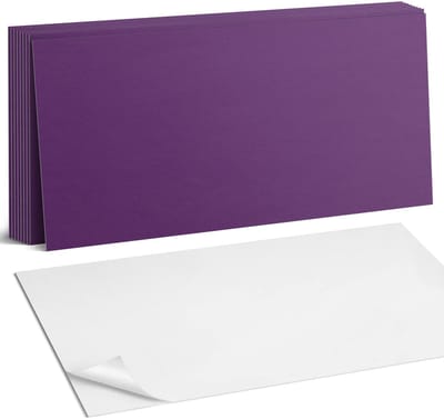 Coloray Plaktegels - Paars Zelfklevende Wandtegels - 40 cm x 20 cm - Paars Plaktegels - 10 stuks - Rechthoek PVC Tegels - Plaktegels Badkamer - Vloertegels Zelfklevend - Vinyl Tegels Zelfklevend - Portugese Tegels