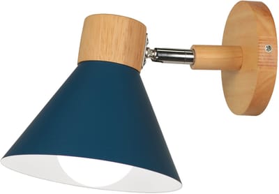 Wandlamp Moderne Binnen E27 Wandverlichting Verstelbare voor Slaapkamer Woonkamer Gang Blauw