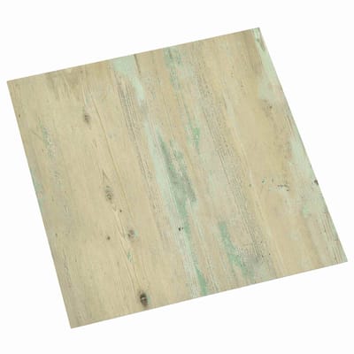 vidaXL - Vloerplanken - Wit - en - Lichtbruin - 5,11 - m² - 55 - st - PVC