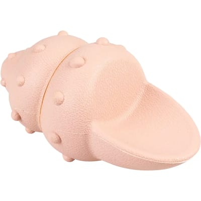 Duvoplus - Speelgoed Voor Dieren - Hond - Eco Rubber Schelp Snackdispenser 7,5x7,5x14,5cm Roze - 1st