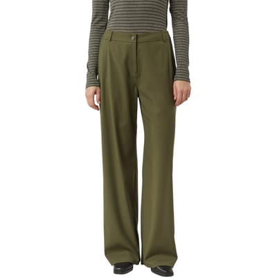 Comma  Pants Dark Green Größe: W34 | Stoffhosen Outlet | Damen | Grün