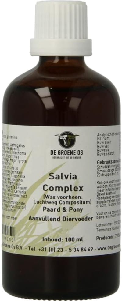 Groene Os Salvia Complex - Paard/pony - 100 ml