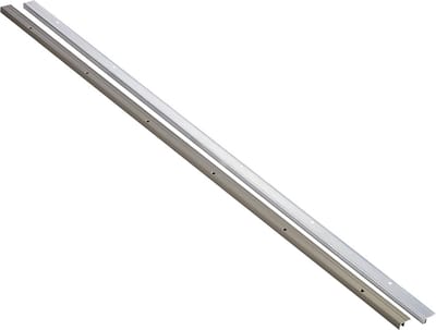 Afdeklijst Pro Aluminium RVS-Look 90 cm x 22 mm voor Afwerking en Overgang